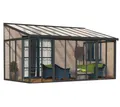 Produktbild: Terrassendach Terrassenüberdachung Aluminium Canopia anthrazit 277x556x310cm