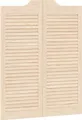 Produktbild: vidaXL Schwingtüren Lamellen-Design 1-Paar 100x80 cm Massivholz Kiefer