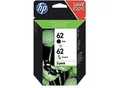 Produktbild: HP 62 Original Tintenpatrone N9J71AE Schwarz, Cyan, Magenta, Gelb Multipack 2 Stück