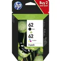 Produktbild: HP 62 Tintenpatrone Schwarz/Cyan/Magenta/Gelb (N9J71AE) (Original)