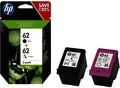 Produktbild: HP 62 2-pack Black/Tri-color Original Ink Cartridges