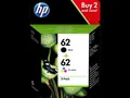 Produktbild: HP 62 / N9J71AE Tinten Doppelpack schwarz, color (2 Stück)