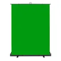 Produktbild: Walimex pro Roll-up Panel Hintergrund grün 165 x 220 cm, Greenscreen Fotohintergrund mit Transportbox, Hintergrundsystem für Fotostudio, knitterfreie Fotoleinwand ideal für Chromakeying
