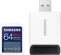 Produktbild: SD Card 64GB Samsung SDXC PRO Ultimate (CL10) Reader retail