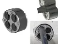 Produktbild: Hauff Ringraumdichtung HRD100 SG Segment DN 100 für 4 Kabel/Rohr von 8-30 mm