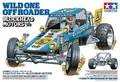 Produktbild: TAMIYA 58695 1:10 RC Wild One OR Blockhead Motor - ferngesteuertes Auto, RC Fahrzeug, Modellbau, Bausatz zum Zusammenbauen, Hobby, Basteln, Hellblau, Blau