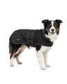 Produktbild: Larkson Hundemantel Schwarz - Jonte - Regenmantel für Kleine & Mittelgroße Hunde - 10000 mm Wassersäule - Verstellbar - Reflektierende Elemente