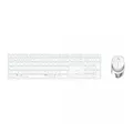 Produktbild: Rapoo Kabelloses Multi-Mode-Deskset 9850M Weiss QWERTZ Tastatur 1.600 dpi Kabellos Optisch 7 Tasten Bluetooth