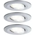 Produktbild: Paulmann 99933 LED Einbauleuchte Calla Basisset schwenkbar IP65 rund 90mm 30° 3x5,2W 3x465lm 230V di