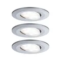 Produktbild: Paulmann 99933 Einbauleuchte LED Calla rund 3x6,5W Chrom matt schwenkbar