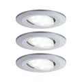 Produktbild: 99933 Einbauleuchte LED Calla rund 3x6,5W Chrom matt schwenkbar