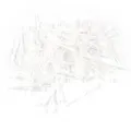 Produktbild: sourcing map 100 Stück Kunststoff Einwegpipetten 0,2 ml, Transparente Transfer Pasteur pipetten, 63 mm Länge, Flüssige Pipette für Ätherische Öle des Ohres Auge Alkoholfarbe Make-up Labor