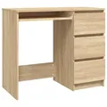 Produktbild: vidaXL Schreibtisch, Bürotisch Computertisch Sonoma-Eiche 90x45x76 cm Holzwerkstoff