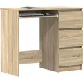 Produktbild: vidaXL Schreibtisch Sonoma-Eiche 90x45x76 cm Holzwerkstoff - Braun