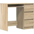 Produktbild: vidaXL Schreibtisch Sonoma-Eiche 90x45x76 cm Holzwerkstoff 801376
