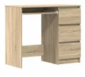 Produktbild: Schreibtisch 90x45cm Sonoma Eiche Bürotisch Computertisch mit Schubladen