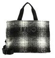 Produktbild: LIU JO Tote Bag L Shopper Schultertasche Tasche Check / Black schwarz weiß Neu