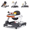 Produktbild: Chipolino Lauflernhilfe little Explorer 4 in 1 Laulernwagen Musik Stopper Räder grau