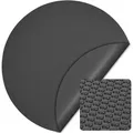 Produktbild: Wiltec Pool Solarfolie Ø 3,6 M, Schwarz, Poolheizung Aus 400 Μ Starkem Pe Film, Poolabdeckung Poolplane Solarplane Rund