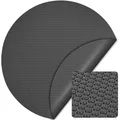 Produktbild: Wiltec Pool Solarfolie Ø 3,6 m, schwarz, Poolheizung aus 400 µ starkem PE Film, Poolabdeckung Poolplane Solarplane rund