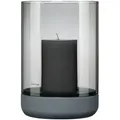 Produktbild: Windlicht CALMA L aus dunkelgrauem Beton