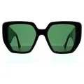 Produktbild: Gucci Square Womens Schwarz und Grün Swirl Grüne Sonnenbrille