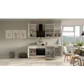 Produktbild: Flex-Well Exclusiv Küchenzeile Valero 220 cm Hochglanz Weiß - Sonoma Eiche