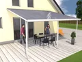 Produktbild: Gutta Terrassenüberdachung Basic 546x406cm weiß
