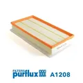 Produktbild: PURFLUX Luftfilter A1208 für AUDI SKODA VW SEAT