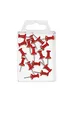 Produktbild: Wedo 54102 Pinnadeln Diabolo-Form in Klarsichtdose, 20 Stück, rot