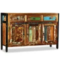 Produktbild: Sideboard aus massivem Altholz 120x35x76 cm vintage rustikal Wohnzimmer