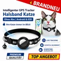 Produktbild: Intelligenter GPS Tracker Halsband Katze | Ohne Abo | Android & iOS!