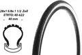 Produktbild: 28 Zoll Fahrrad Reifen 28x1 5/8x1 1/2 City Bike 40-622 Mantel Weiswand