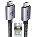Produktbild: UGREEN HDMI 2.1 Kabel 8K 60Hz 4K 240Hz 48Gbit High Speed HDR Dolby Vision 2M