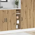 Produktbild: vidaXL Unterschrank Riga Artisan-Eiche 20x44,5x81,5 cm Holzwerkstoff
