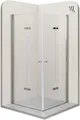 Produktbild: i-flair Eckdusche Falttür Duschkabine EMMA aus durchsichtigem 6 mm Sicherheitsglas, BxT: 75x75 cm, Einscheibensicherheitsglas, ohne Duschtasse, mit hochwertigen Aluminiumprofilen in silber, ebenerdiger Einbau möglich, mit Falttüren