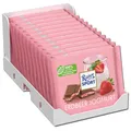 Produktbild: (15,35€/1kg) Ritter Sport Erdbeer-Joghurt, Schokolade, 12 Tafeln je 100g