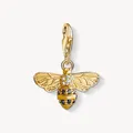 Produktbild: THOMAS SABO Charm Anhänger Biene 925 Silber vergoldet farbige Steine 1449-414-39