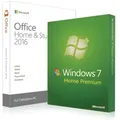 Produktbild: Windows 7 Home Premium + Office 2016 Home & Student + LizenzschlÅssel