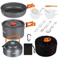 Produktbild: Camping Kochgeschirr Set Outdoor Geschirr Set Kochtopf Set Grillgeschirr Pick...