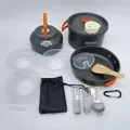Produktbild: OVERMONT Camping Kochgeschirr Set Outdoor Geschirr Set Kochtopf Set Grillgeschir