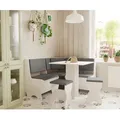 Produktbild: Rodnik Eckbankgruppe Ecuador, (Set, 4-tlg), mit Staufächer, kompakt, klein, platzsparend grau