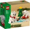 Produktbild: LEGO 40571  Iconic: Eisbären im Winter Weihnachten