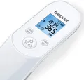 Produktbild: Beurer FT 85 kontaktloses digitales Infrarotthermometer, Fieberthermometer zur hygienischen und sicheren Messung der Körpertemperatur an der Stirn (795.06)