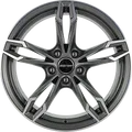 Produktbild: GMP Dea matt anthracite polished 9.5x20 ET37 - LK5/120 ML72.6 Alufelge grau