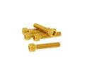 Produktbild: Schraubensatz 6 Stück Innensechskant Alu gold - M6x30