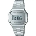 Produktbild: Casio Unisex Erwachsene Digital Quarz Uhr mit Edelstahl Armband