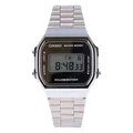 Produktbild: Casio Vintage Quarz Armbanduhr silber A168WEM-7EF wie neu