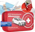 Produktbild: Verbandstasche für KFZ inkl. Anleitungsbuch - Verbandskasten Auto Norm 2026