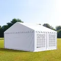 Produktbild: TOOLPORT PRO 5x4m Partyzelt, PVC-Plane, weiß - (6164)